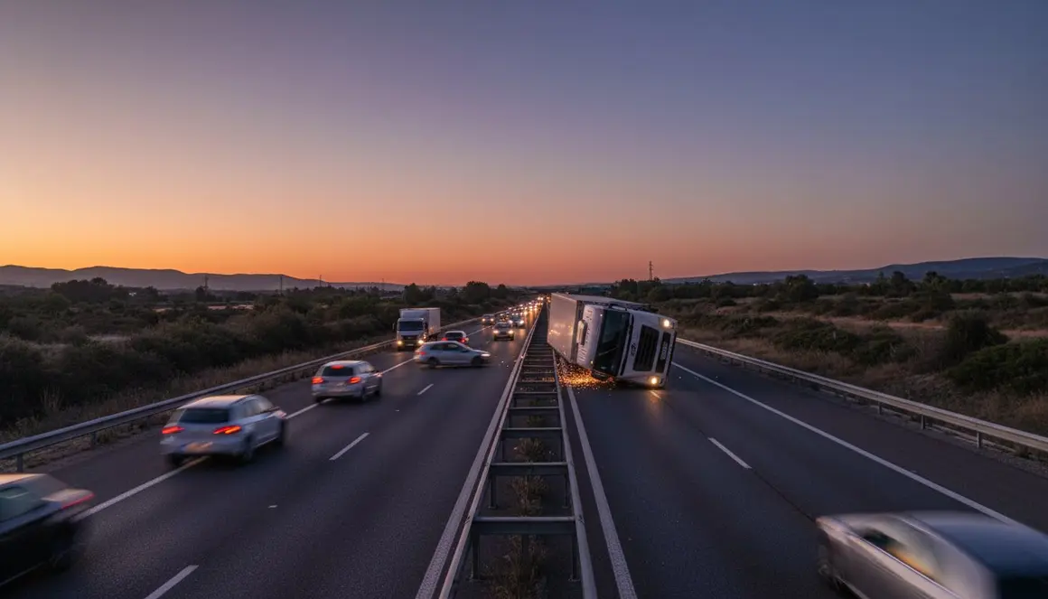 Continua tallada la AP-7 a L'Hospitalet