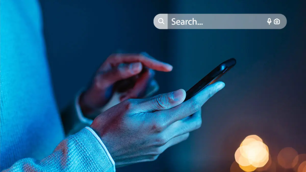 Captura de pantalla de Google Lens mostrant funcions d&rsquo;IA