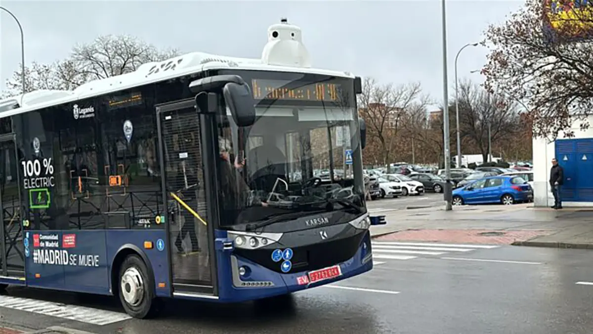 Primer autob&uacute;s aut&ograve;nom de Legan&eacute;s. Leganesactivo.