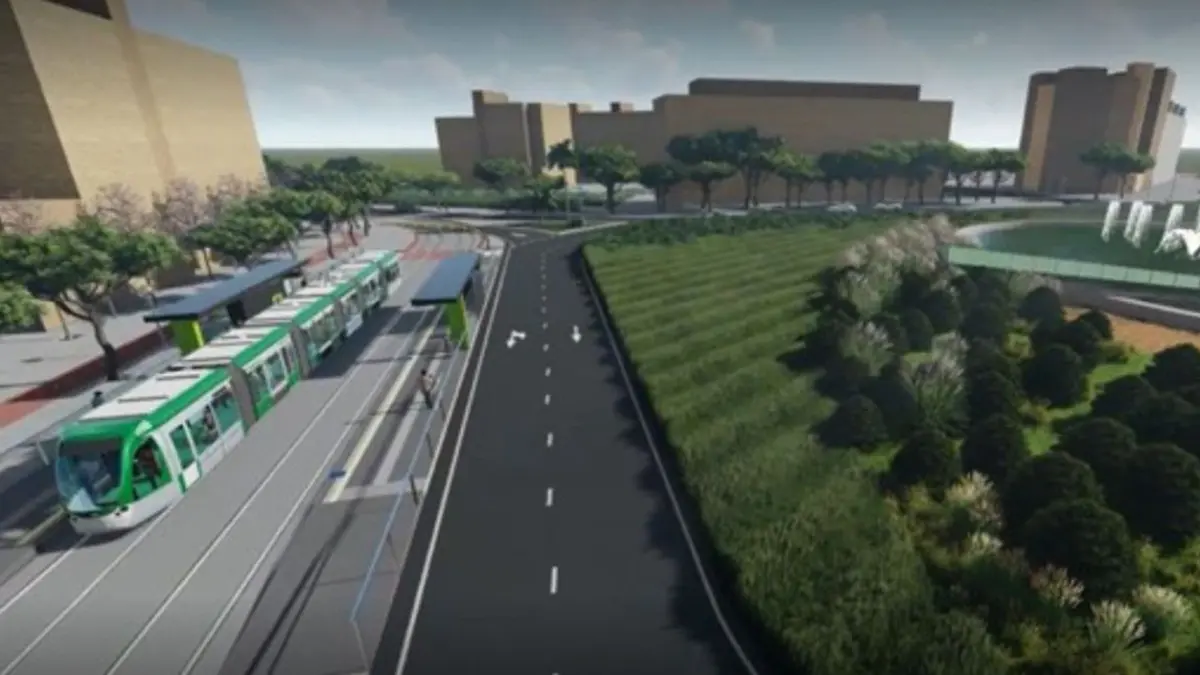 Primera fase del tramvia del Camp de Tarragona. Del. Territori.