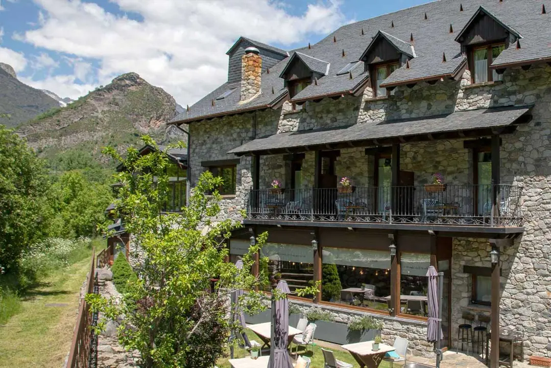 Casa Arcas, restaurant Michelin al Pirineu. Imatge hotelvalledebenasque.com