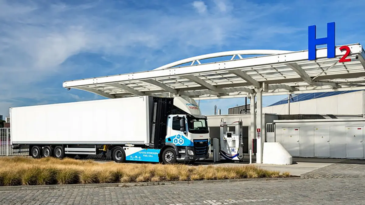 Cami&oacute; Toyota de pila d&rsquo;hidrogen operant a Europa, 2025