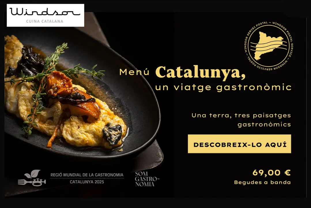 El Men&uacute; Catalunya del Restaurant Windsor, un viatge per tastar el pa&iacute;s. Imatge restaurantwindsor.com