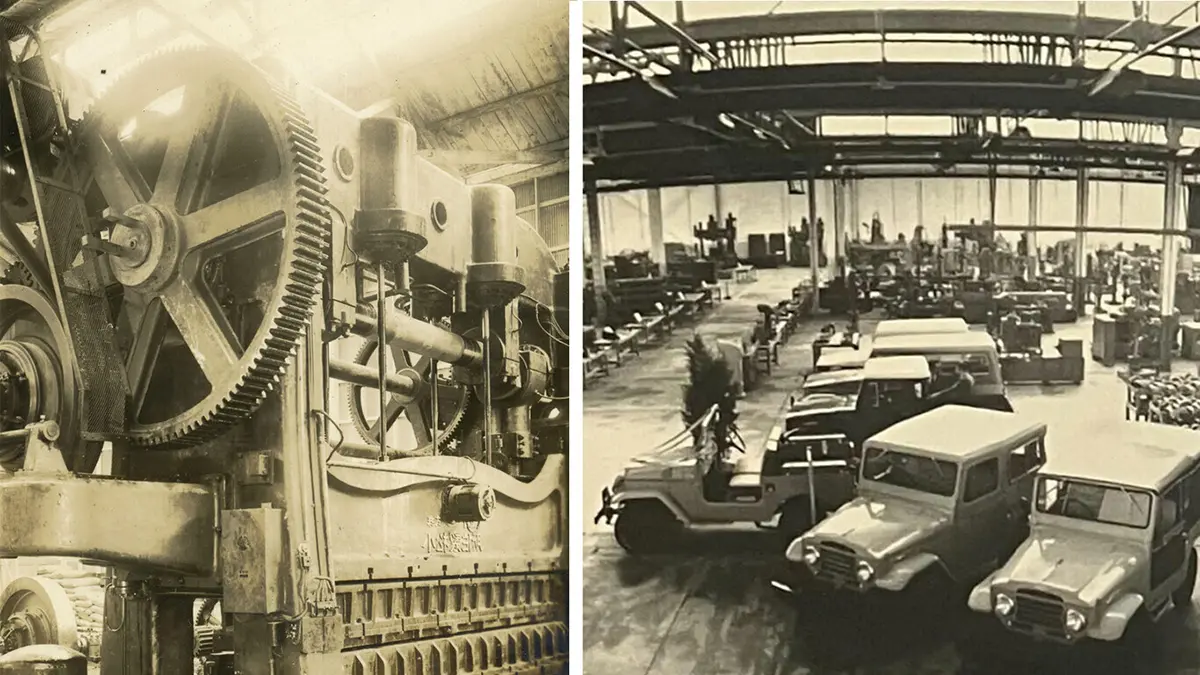 Premsa Komatsu restaurada a Toyota City, 2025