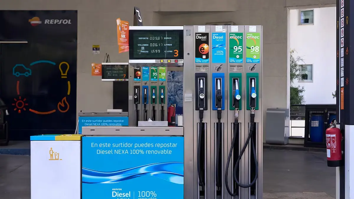 Surtidor Nexa 95 Repsol, nova gasolina renovable amb menys CO₂