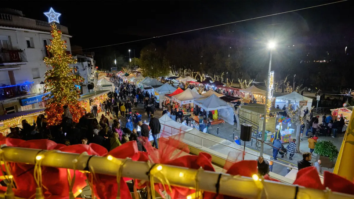 Mercat de Nadal de Canyelles en la seva edici&oacute; m&eacute;s gran