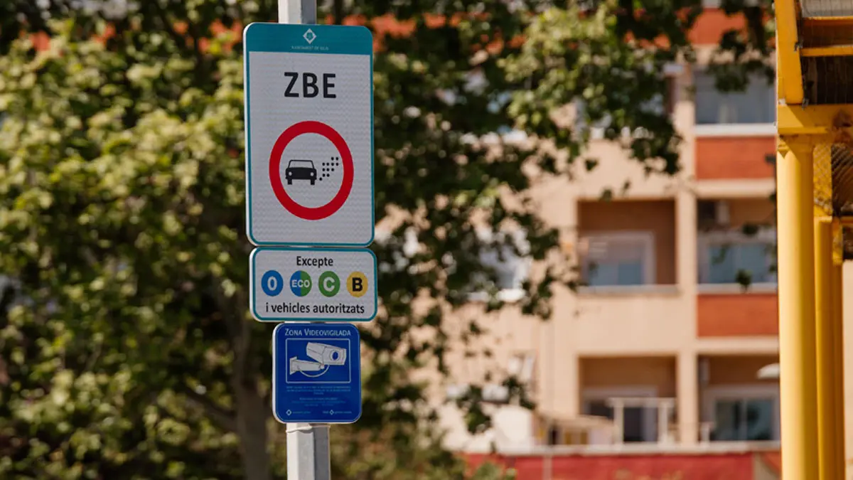 Cartell de la ZBE de Reus. Imatge Ajuntament de Reus