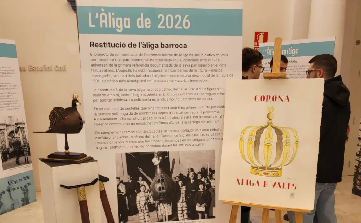 La majestuosa &Agrave;liga de Valls en plena exhibici&oacute;n por su 325 aniversario que cautiva a todos los visitantes