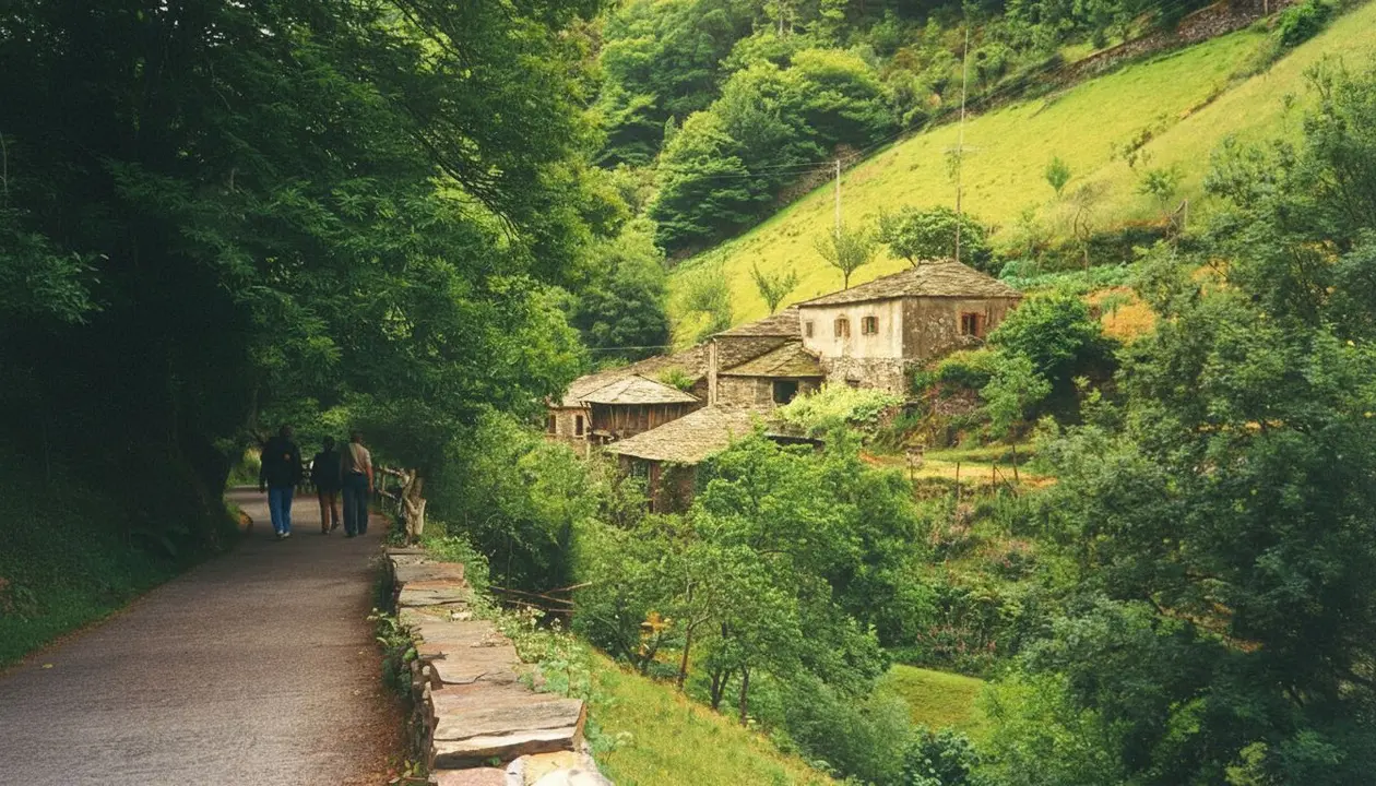 Os Teixois, Cant&agrave;bria. Foto de Wikimedia Commons.