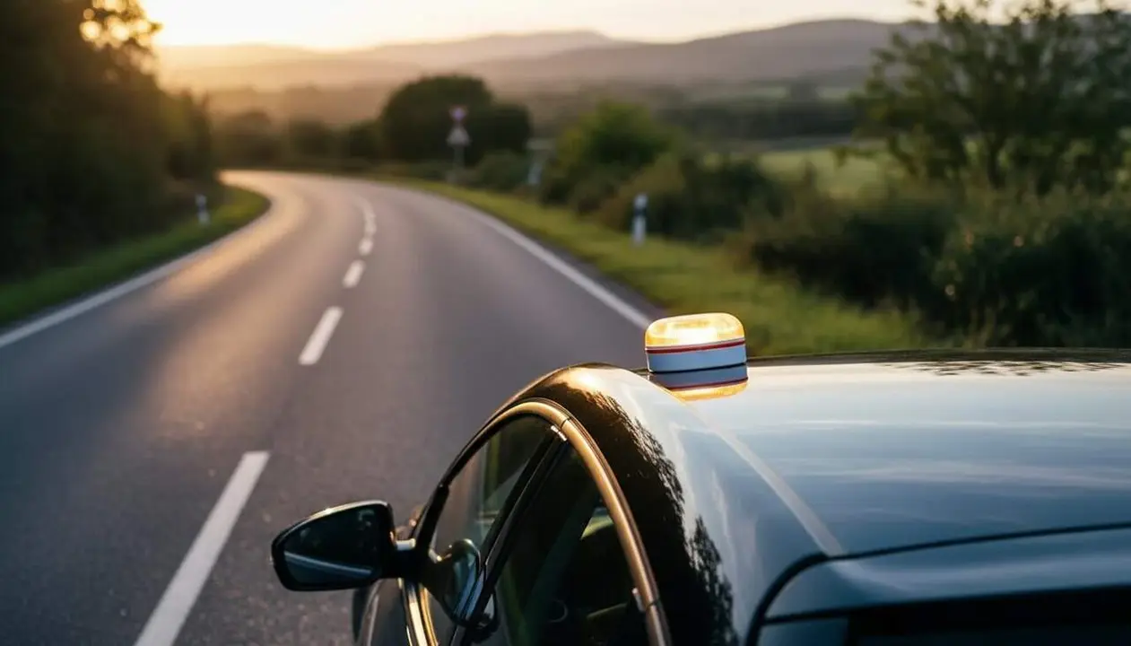 Dispositiu balisa V16 aprovat per Brussel&middot;les per millorar la seguretat vial a Espanya eliminant l&rsquo;&uacute;s del triangle tradicional