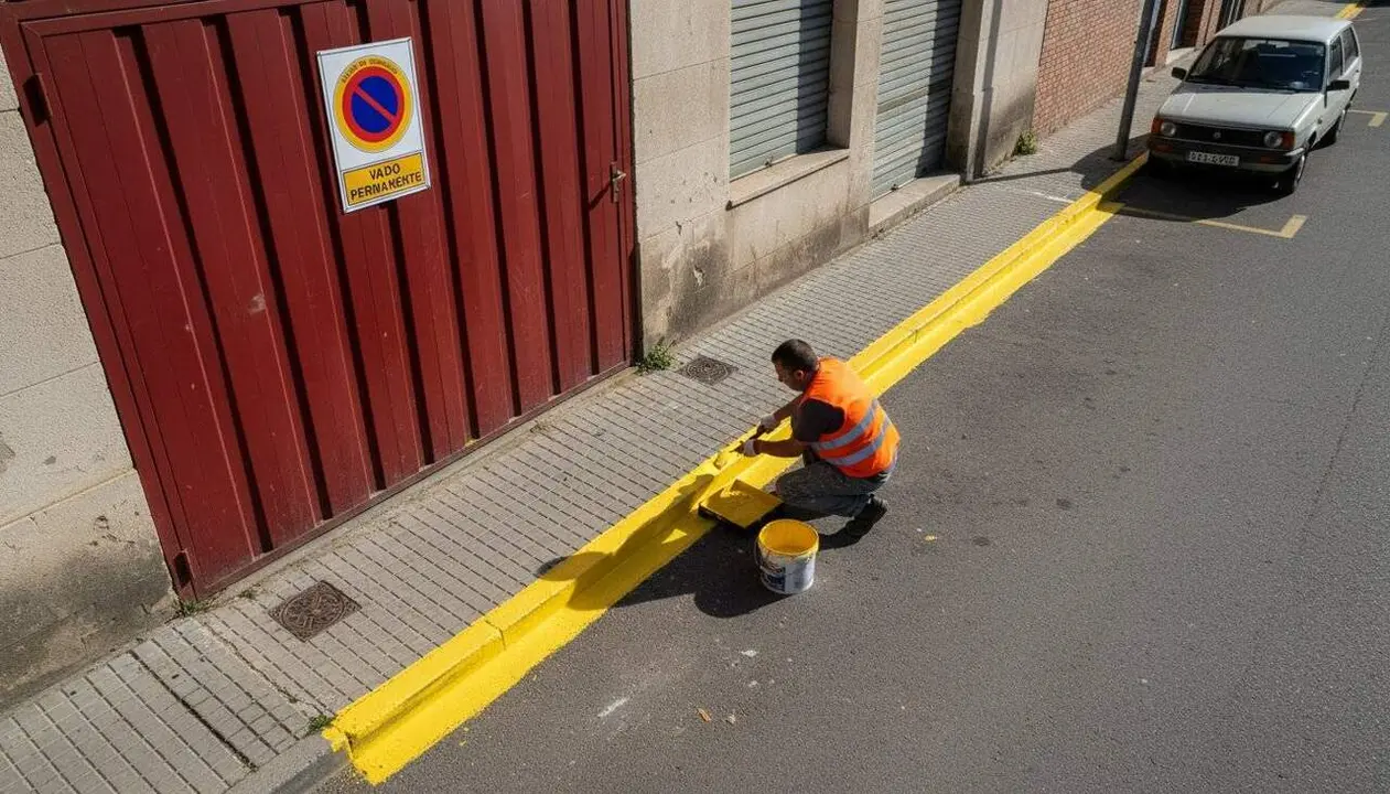 vei-pinta-un-vado-sense-placa-oficial-aixo-diu-la-