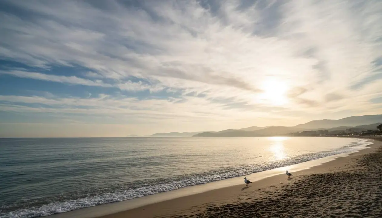 Cel amb n&uacute;vols alts i mitjans al ter&ccedil; nord i est amb temperatures suaus durant la predicci&oacute; d'avui
