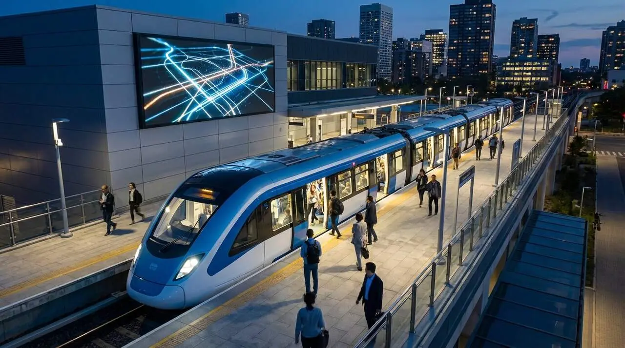 Imatge del primer tren amb tecnologia de navegaci&oacute; qu&agrave;ntica que millora la precisi&oacute; del GPS de manera revolucion&agrave;ria