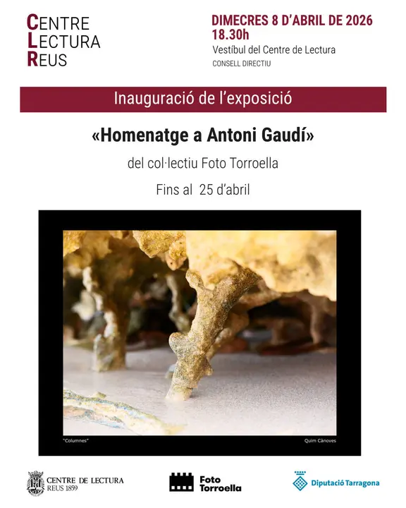 Imatge del Centre de Lectura de Reus amb activitats culturals destacades del 30 de mar&ccedil; al 12 d&rsquo;abril