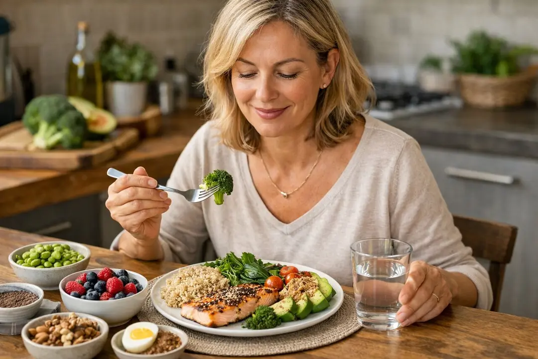 Menjar saludable, amb ingredients clau, una bona aposta per viure b&eacute; en Menopausa.