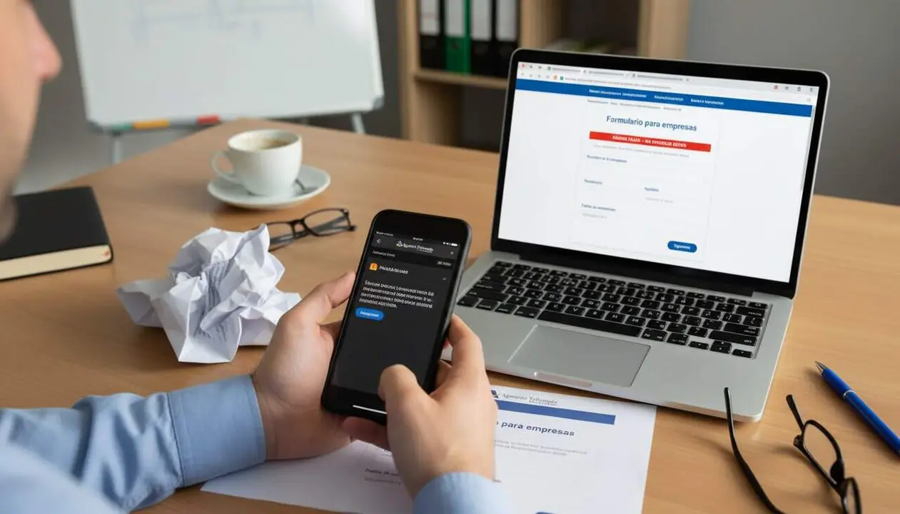 Alerta de correus electr&ograve;nics falsos que suplanten Hisenda per robar dades personals amb formularis fraudulents &mdash; Imagen generada por IA