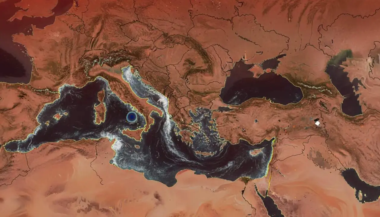 Imatge destacada que il&middot;lustra la possibilitat d&rsquo;un terratr&egrave;mol similar al de Jap&oacute; afectant la regi&oacute; mediterr&agrave;nia &mdash; Imagen generada por IA