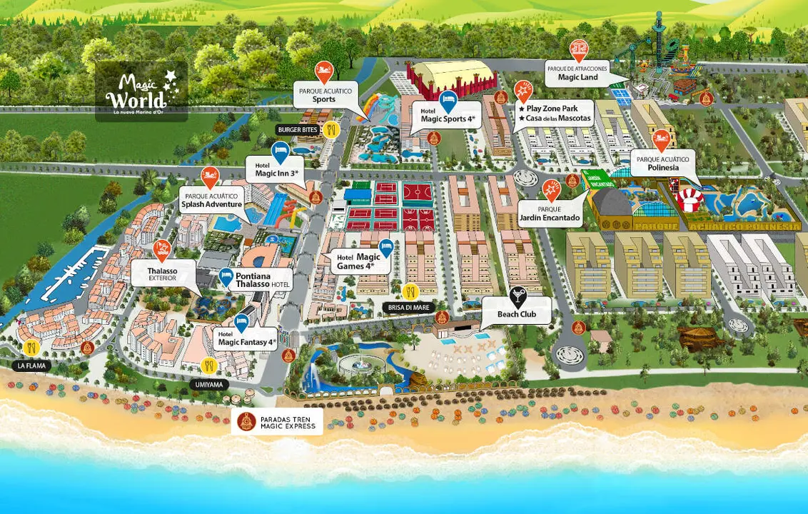 Pl&agrave;nol de Magic World