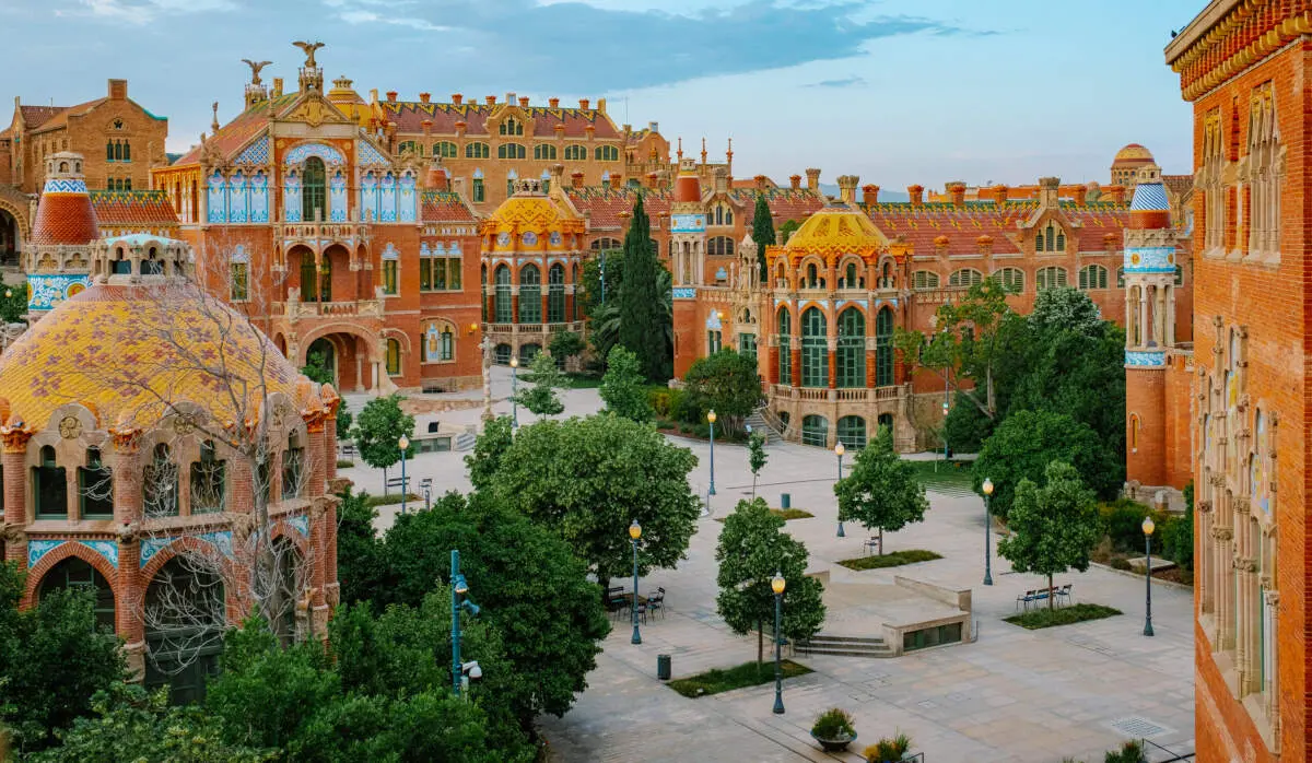 Hospital de la Santa Creu i de Sant Pau de Barcelona. Foto de Santpaubarcelona.org