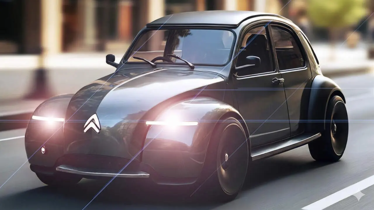 Presentaci&oacute; del nou Citro&euml;n 2CV 2026 amb motor el&egrave;ctric i data oficial a l&rsquo;octubre, entre incerteses i entusiasme popular &mdash; Imagen generada por IA