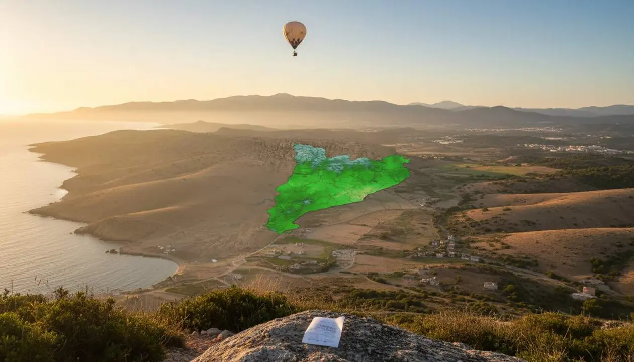 Temperatures altes a Tarragona amb m&agrave;ximes properes als 30 graus a la zona de Ponent aquest inici de setmana &mdash; Imagen generada por IA