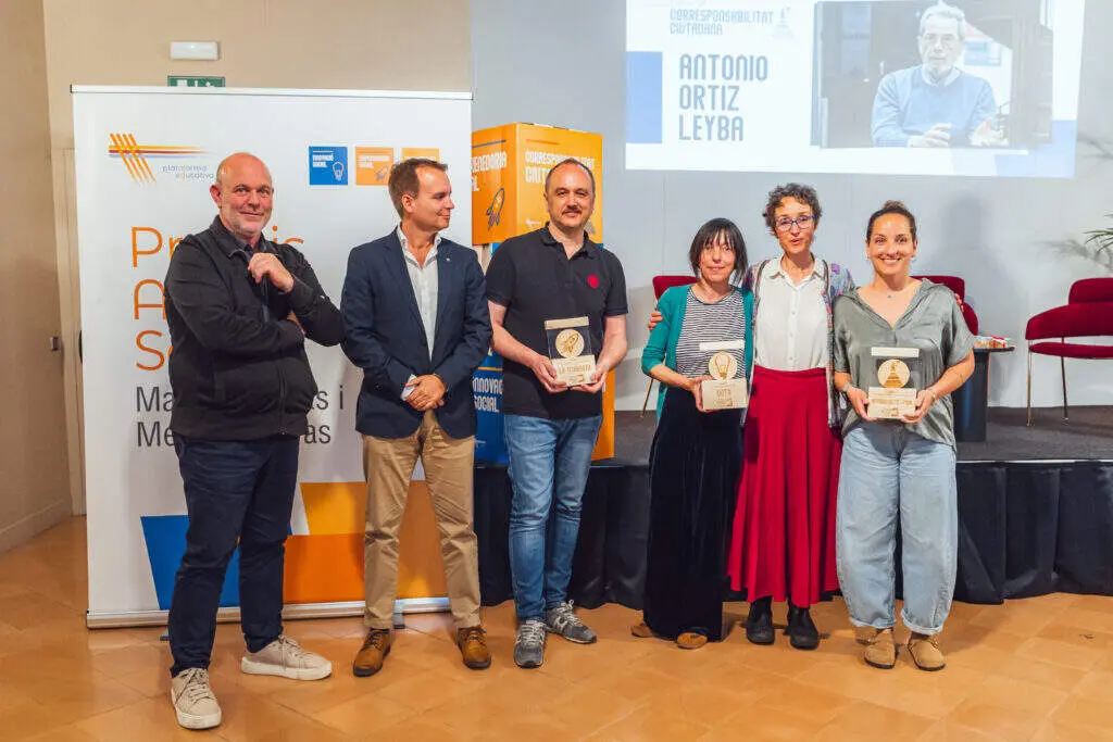 La Titaranya celebrant el Premi d&rsquo;Acci&oacute; Social Maria Figueras