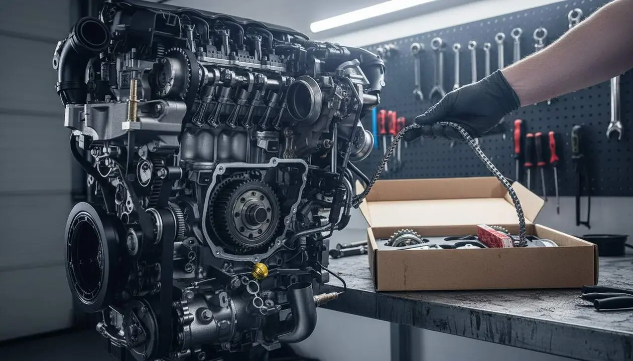  Kit Pro Chain per a conversi&oacute; de motors PureTech amb correa humida a cadena resistent i eficient &mdash; Imagen generada por IA 