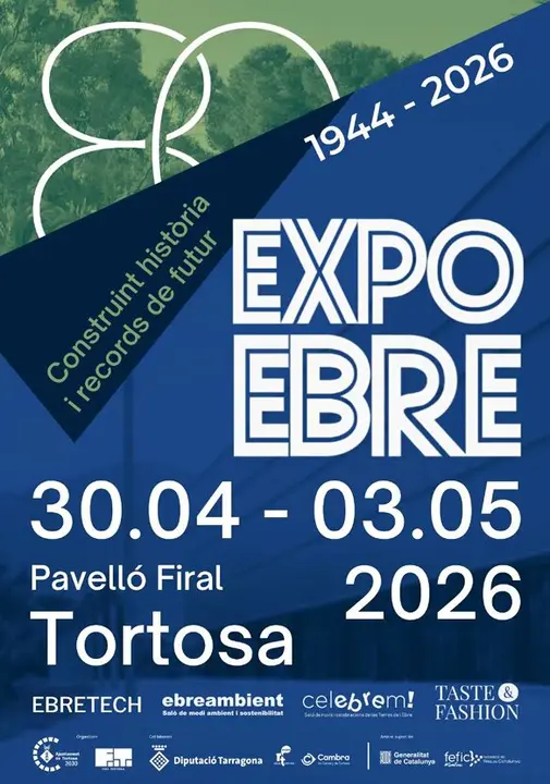 Expoebre 2026 a Tortosa amb activitats innovadores i oportunitats del 30 d&rsquo;abril al 3 de maig als espais de Remolins i Rafael Vidiella &mdash; Imagen de la Fuente
