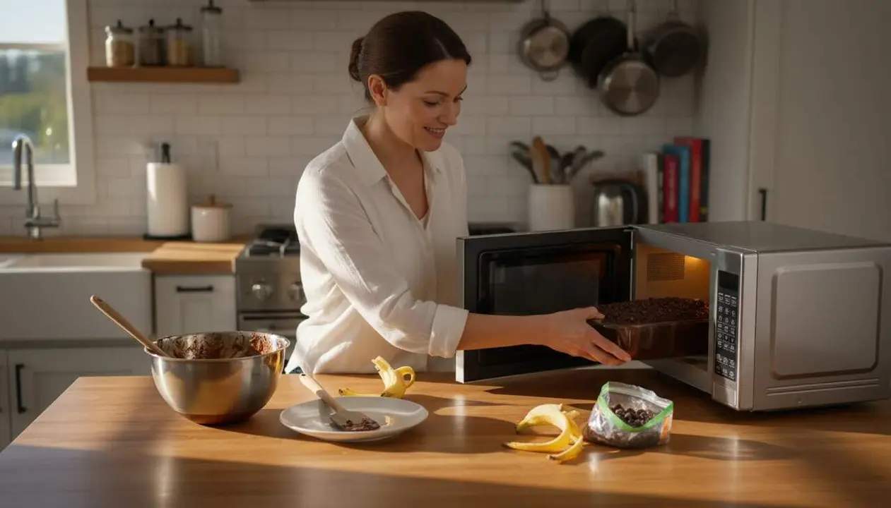  Bescuit saludable r&agrave;pid al microones sense farina ni sucre ideal per esmorzars i snacks nutritius &mdash; Imagen generada por IA 