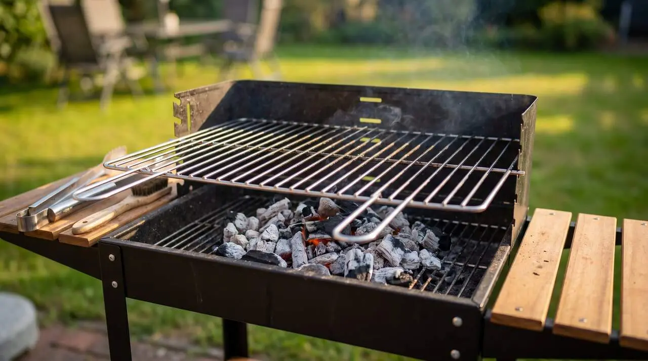 Carb&oacute; de barbacoa enc&egrave;s durant hores: consells per mantenir el foc viu i gaudir al m&agrave;xim de les teves barbacoes d&rsquo;estiu &mdash; Imagen generada por IA