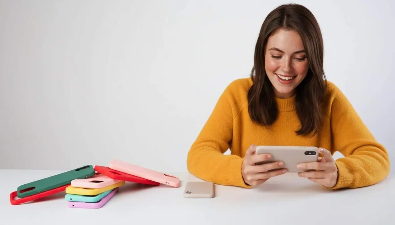  Tel&egrave;fons m&ograve;bils sense funda amb materials resistents com Gorilla Glass i Ceramic Shield per una protecci&oacute; elegant i pr&agrave;ctica &mdash; Imagen generada por IA 
