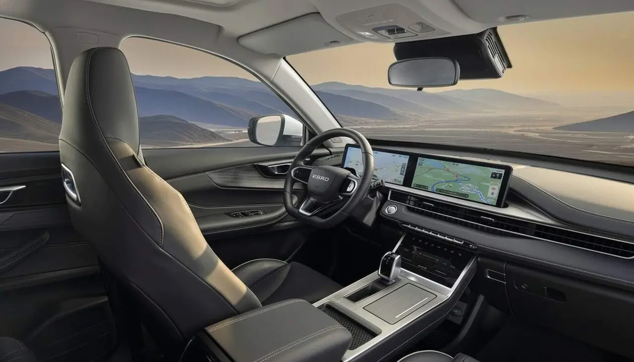 SUV h&iacute;brid Ebro S400 amb 224 CV en oferta exclusiva d&rsquo;abril amb preu immillorable i gran autonomia &mdash; Imagen generada por IA