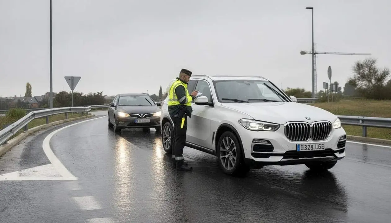  Multa de 200 euros durant el pont de maig per no portar l&rsquo;element mec&agrave;nic obligatori al vehicle &mdash; Imagen generada por IA 