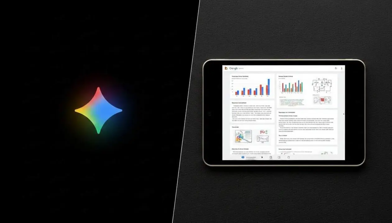  Google Gemini crea documents Excel i PDFs r&agrave;pidament per estalviar temps amb intel&middot;lig&egrave;ncia artificial avan&ccedil;ada &mdash; Imagen generada por IA 