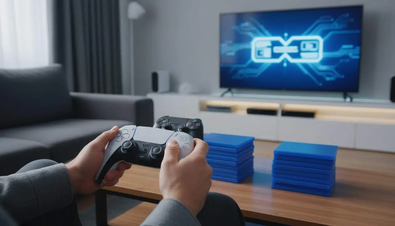 Sony confirma que els jocs digitals de PS4 i PS5 nom&eacute;s requereixen una verificaci&oacute; &uacute;nica de llic&egrave;ncia sense necessitat de connexi&oacute; constant a Internet &mdash; Imagen generada por IA