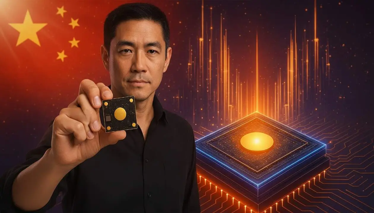  Imatge destacada de la revoluci&oacute; LightGen, 100 vegades m&eacute;s potent que la Nvidia A100 en rendiment i efici&egrave;ncia energ&egrave;tica &mdash; Imagen generada por IA 