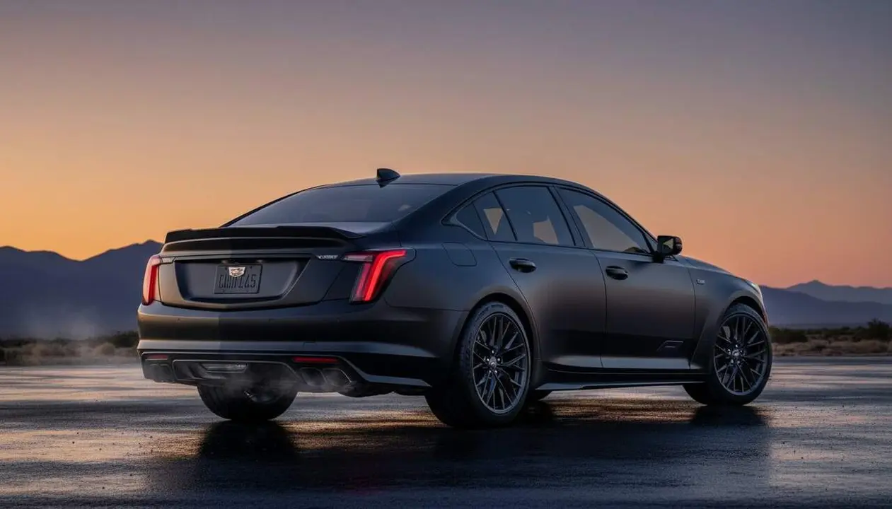 Cadillac CT5 Blackwing Collector Series un cotxe esportiu americ&agrave; que competeix amb BMW M5 i Mercedes AMG E 63 sense electrificaci&oacute; &mdash; Imagen generada por IA 
