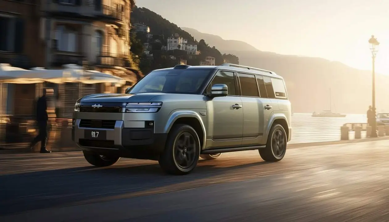  BYD presenta el nou 4x4 el&egrave;ctric amb 755 km d&rsquo;autonomia i c&agrave;rrega r&agrave;pida en nom&eacute;s 9 minuts &mdash; Imagen generada por IA 