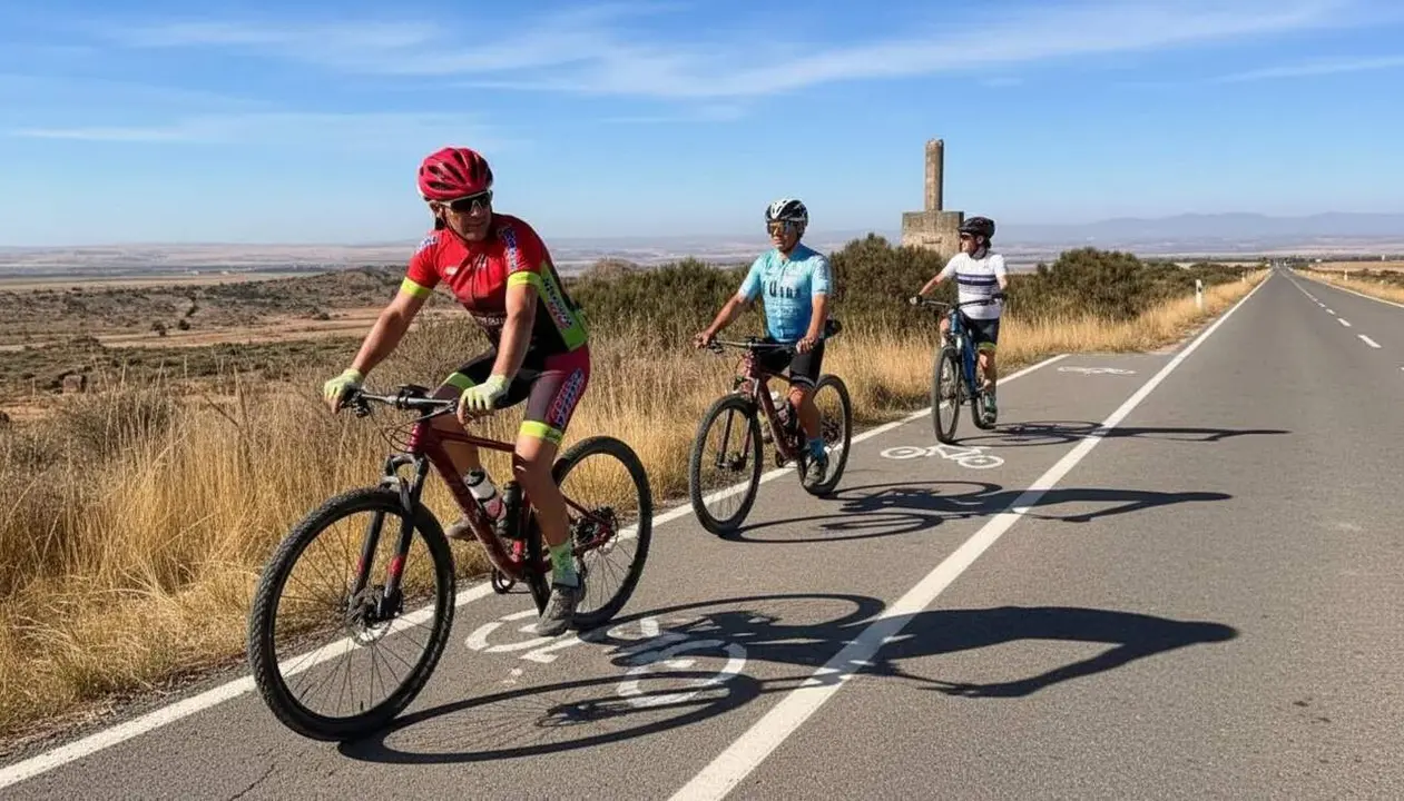  Nou reglament del BOE elimina ciclistes als arcenes i impulsa la creaci&oacute; de carrils bici segregats a les carreteres estatals &mdash; Imagen generada por IA 
