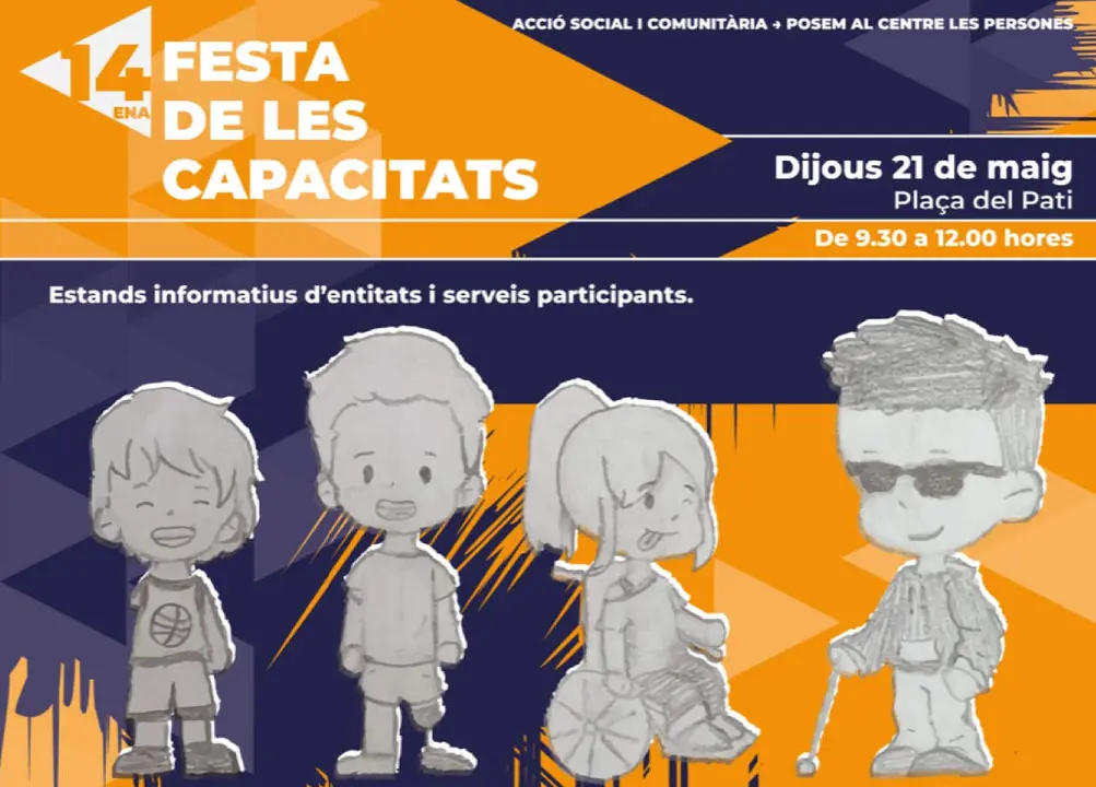 Cartell de la 14a Festa de les Capacitats, a Valls