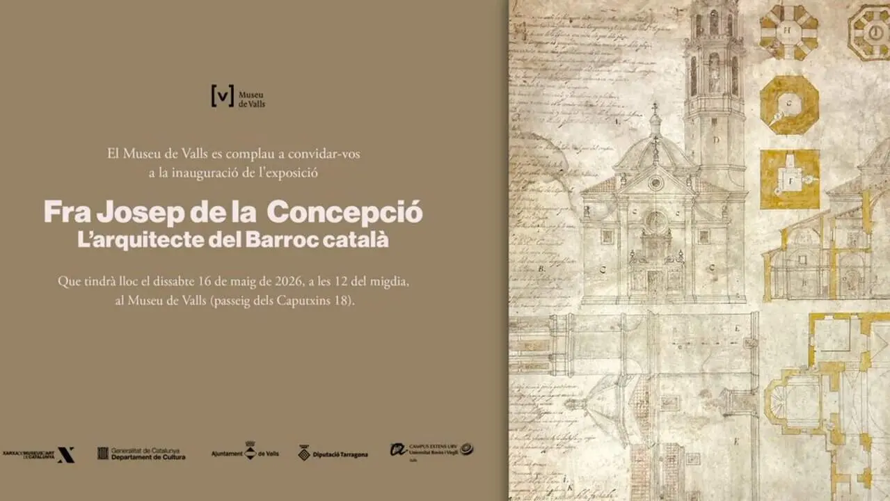  Exposici&oacute; commemorativa dels 400 anys de Fra Josep de la Concepci&oacute;, arquitecte emblem&agrave;tic de Valls al Museu de Valls &mdash; Imagen de la Fuente 
