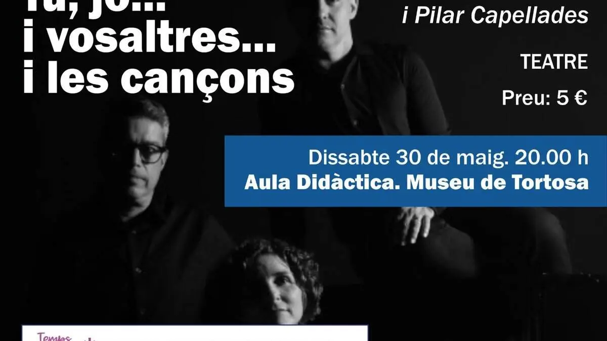  El musical m&eacute;s petit de Tortosa celebra 30 anys amb veu i piano en un espectacle &iacute;ntim ple d&rsquo;emoci&oacute; &mdash; Imagen de la Fuente 