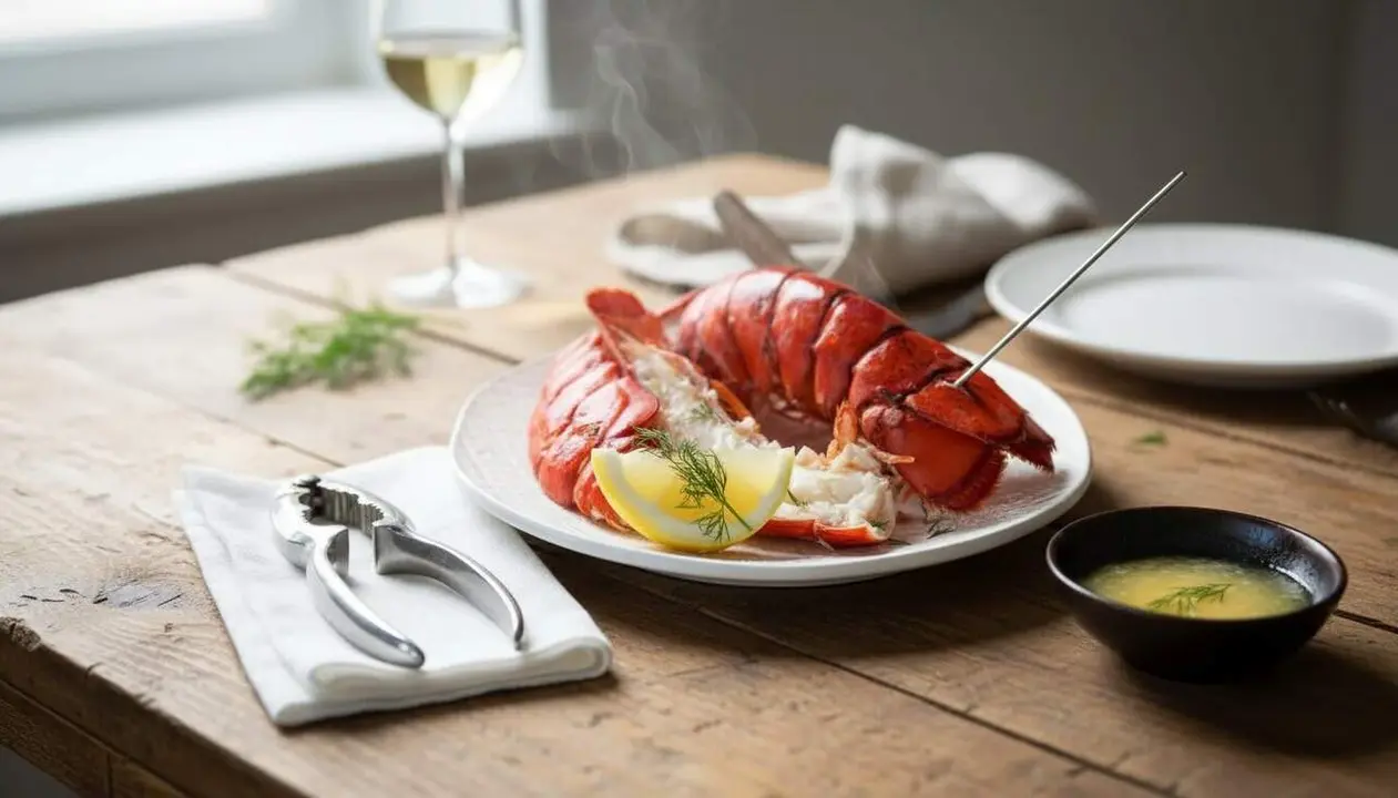 Chefs bascos cuinen bogavante sabor&oacute;s amb t&egrave;cniques tradicionals per a plats exquisits &mdash; Imagen generada por IA