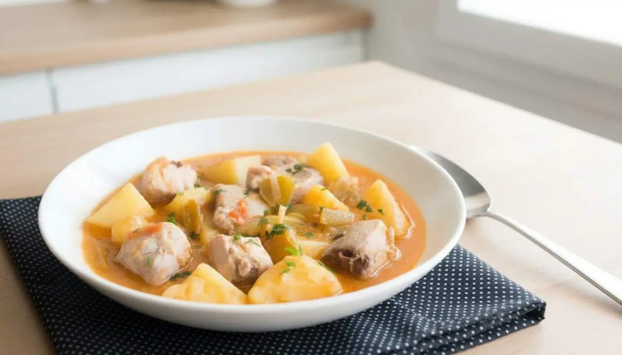 Marmitako tradicional amb peix fresc i caldo casol&agrave; a Tarragona, un plat que encanten els xefs locals &mdash; Imagen generada por IA 
