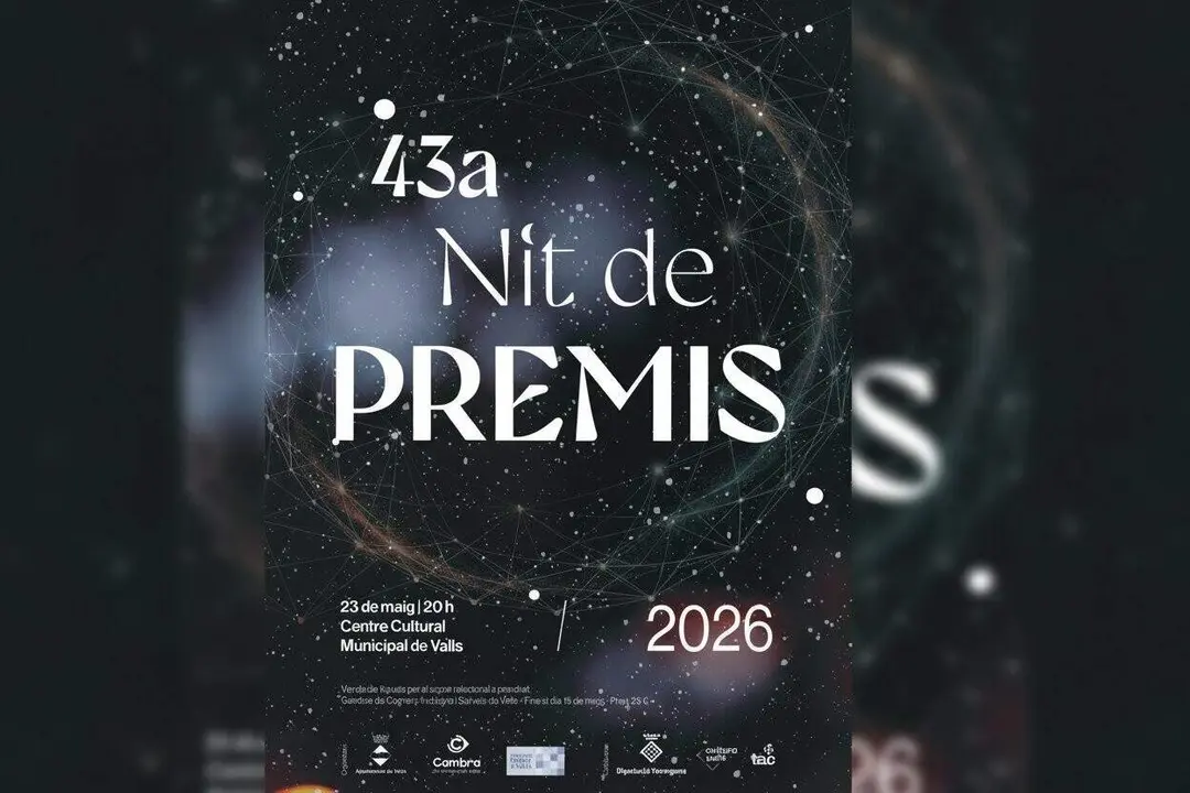  43a Nit de Premis de Valls 2026: Cultura i patrimoni reconeguts 