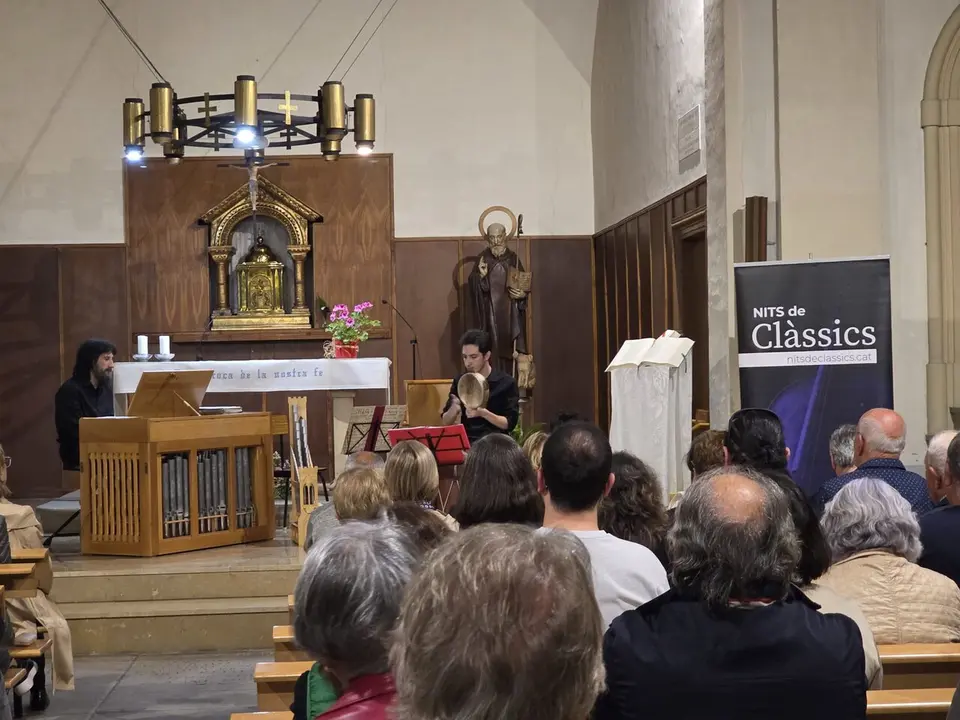 "De can&ccedil;ons, balls i variacions". Nit de Cl&agrave;ssics a l'esgl&eacute;sia de Sant Antoni el passat 12 de maig.