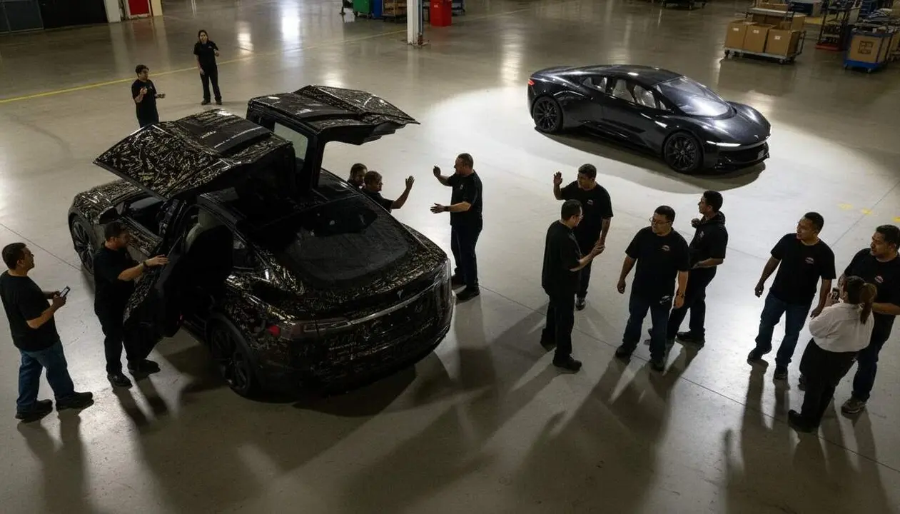  Tesla acomiada els emblem&agrave;tics Model S i Model X despr&eacute;s de m&eacute;s de 10 anys revolucionant el m&oacute;n dels cotxes el&egrave;ctrics &mdash; Imagen generada por IA 