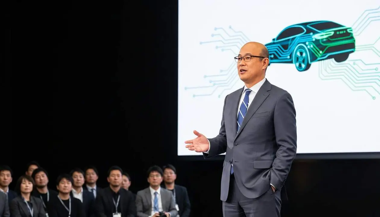  El president de Toyota reafirma el comprom&iacute;s amb els h&iacute;brids i prepara bons el&egrave;ctrics per a la transici&oacute; energ&egrave;tica futura &mdash; Imagen generada por IA 
