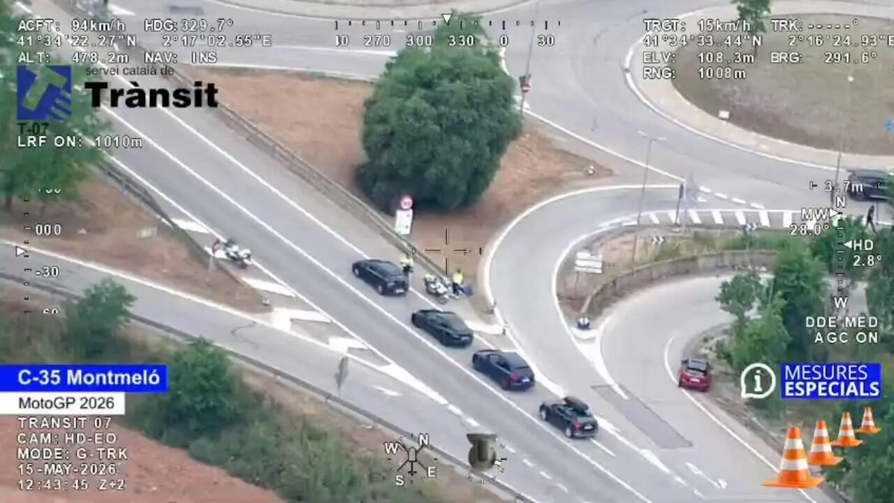  Entrenaments de MotoGP al Circuit de Catalunya provoquen alteracions de tr&agrave;nsit i mesures especials fins a les 17 hores &mdash; Imagen de la Fuente 