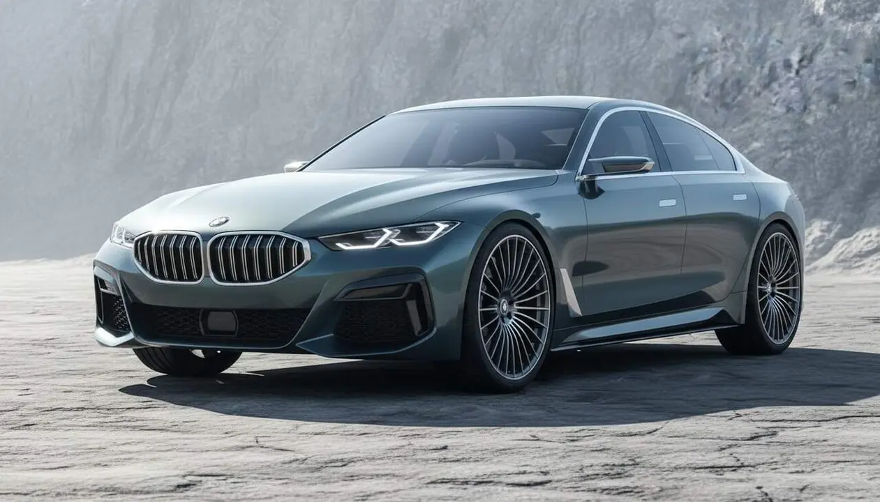  BMW Alpina Vision presentant un disseny innovador que redefineix el concepte tradicional de cotxe esportiu de luxe &mdash; Imagen generada por IA 